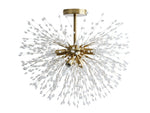 Dandelion Whimsical Crystal Flush Mount