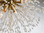 Dandelion Whimsical Crystal Flush Mount