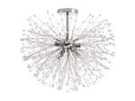 Dandelion Whimsical Crystal Flush Mount