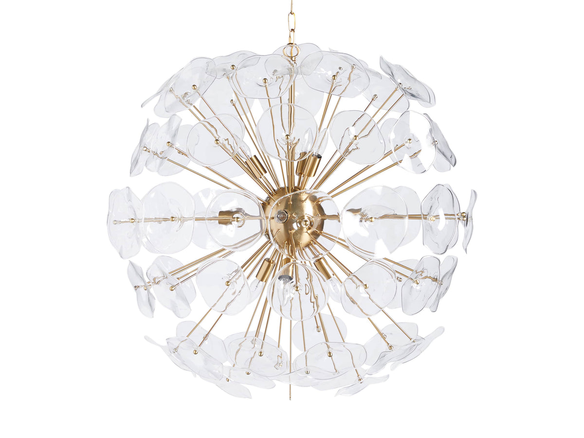 Lily Modern Floral Round Chandelier