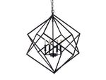 Geode Minimalist Geometric Frame Chandelier 30"