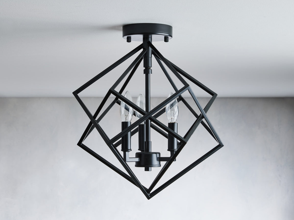 Geode Minimalist Geometric Flush Mount