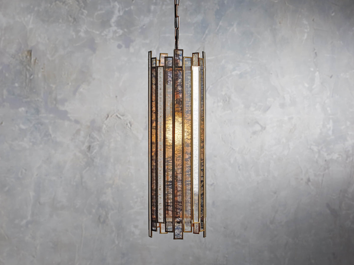 Laila Antiqued Glass Pendant Light
