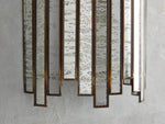 Laila Antiqued Glass Wall Sconce