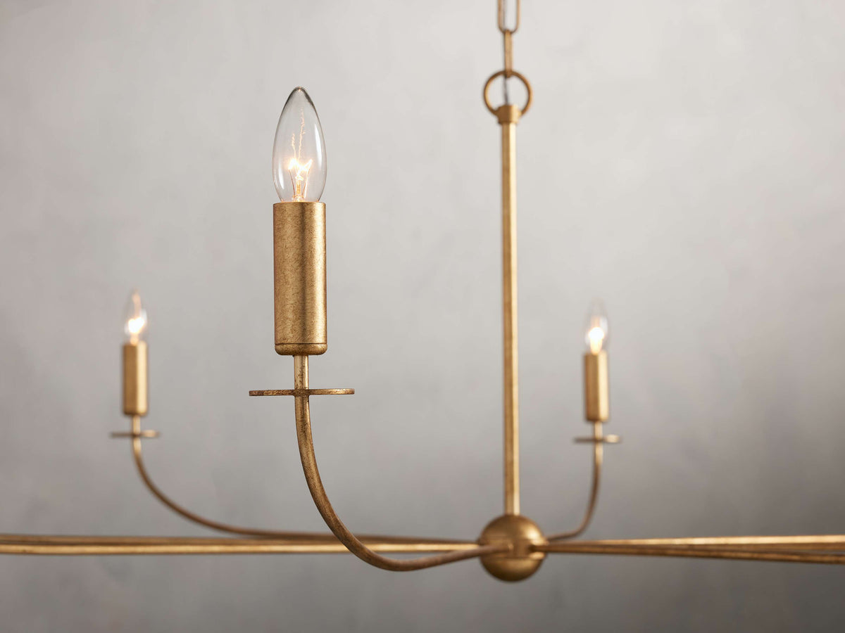 Arnett Handcrafted Vintage Round Chandelier