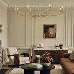 Arnett Handcrafted Vintage Round Chandelier