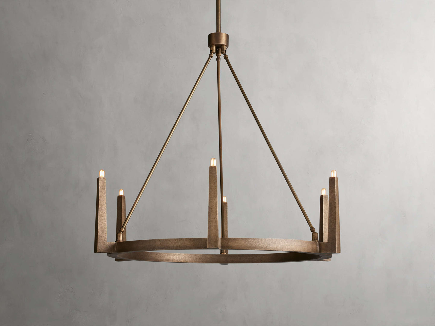 Emmet Geometric Frame Round Chandelier