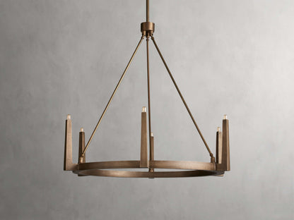 Emmet Geometric Frame Round Chandelier