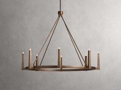 Emmet Geometric Frame Round Chandelier