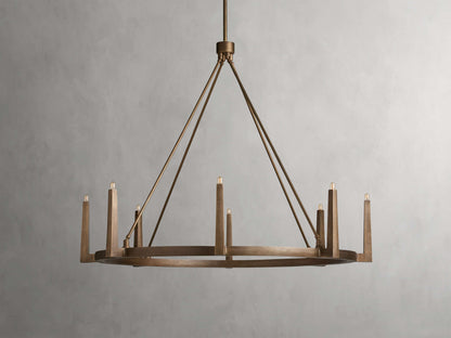 Emmet Geometric Frame Round Chandelier