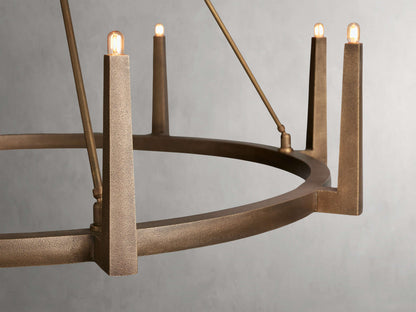 Emmet Geometric Frame Round Chandelier