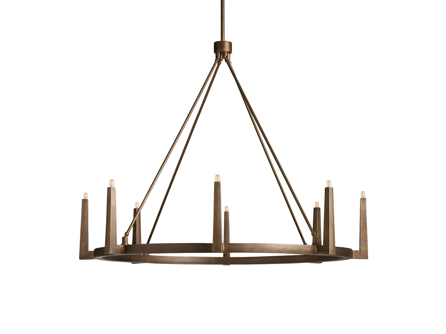 Emmet Geometric Frame Round Chandelier