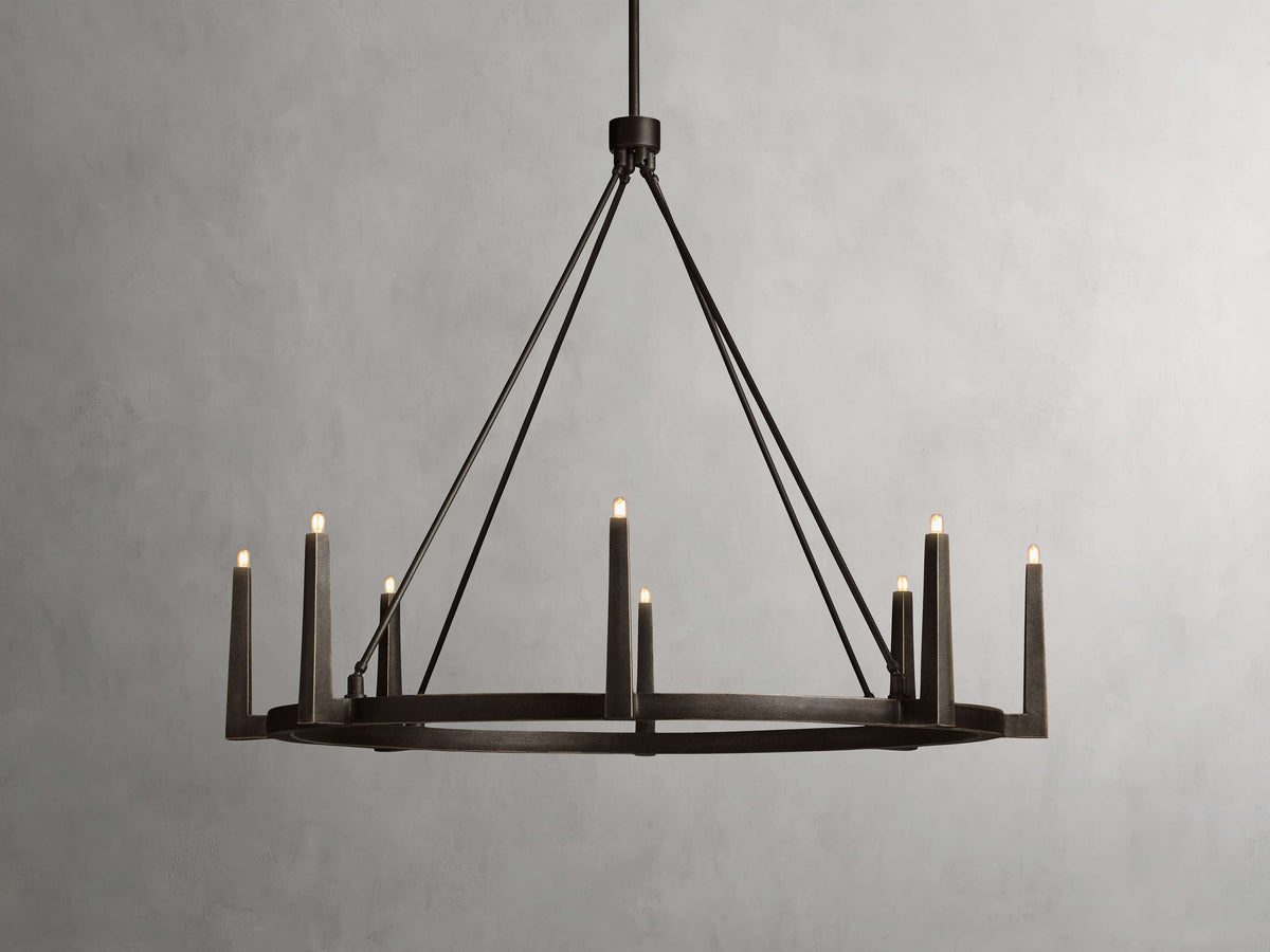 Emmet Geometric Frame Round Chandelier