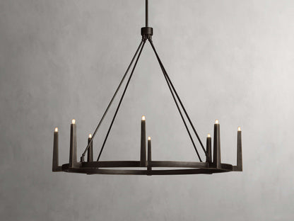 Emmet Geometric Frame Round Chandelier
