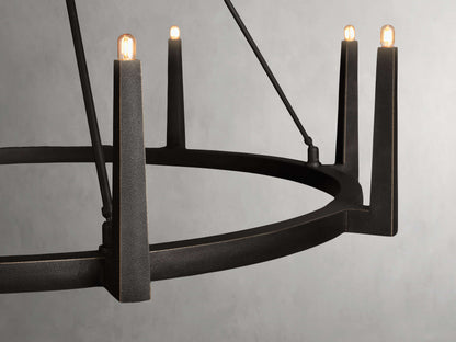 Emmet Geometric Frame Round Chandelier