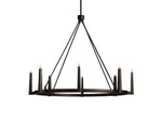Emmet Geometric Frame Round Chandelier