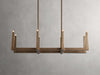 Emmet Antiqued Granular Linear Chandelier