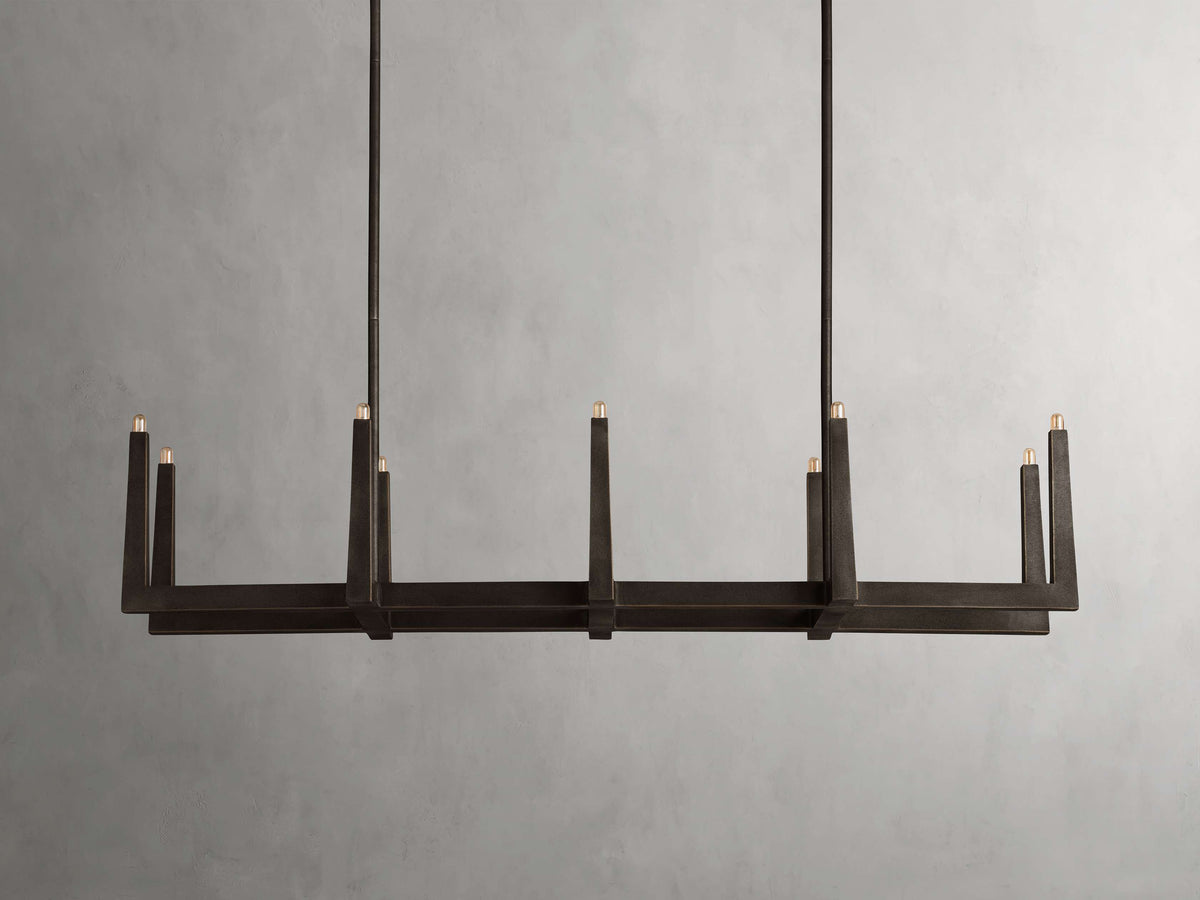 Emmet Geometric Frame Linear Chandelier