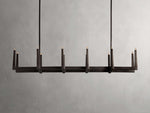 Emmet Antiqued Granular Linear Chandelier