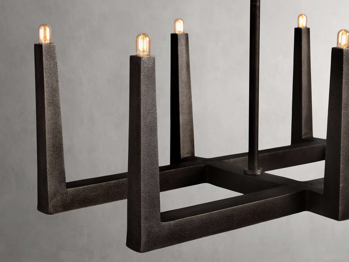 Emmet Geometric Frame Linear Chandelier