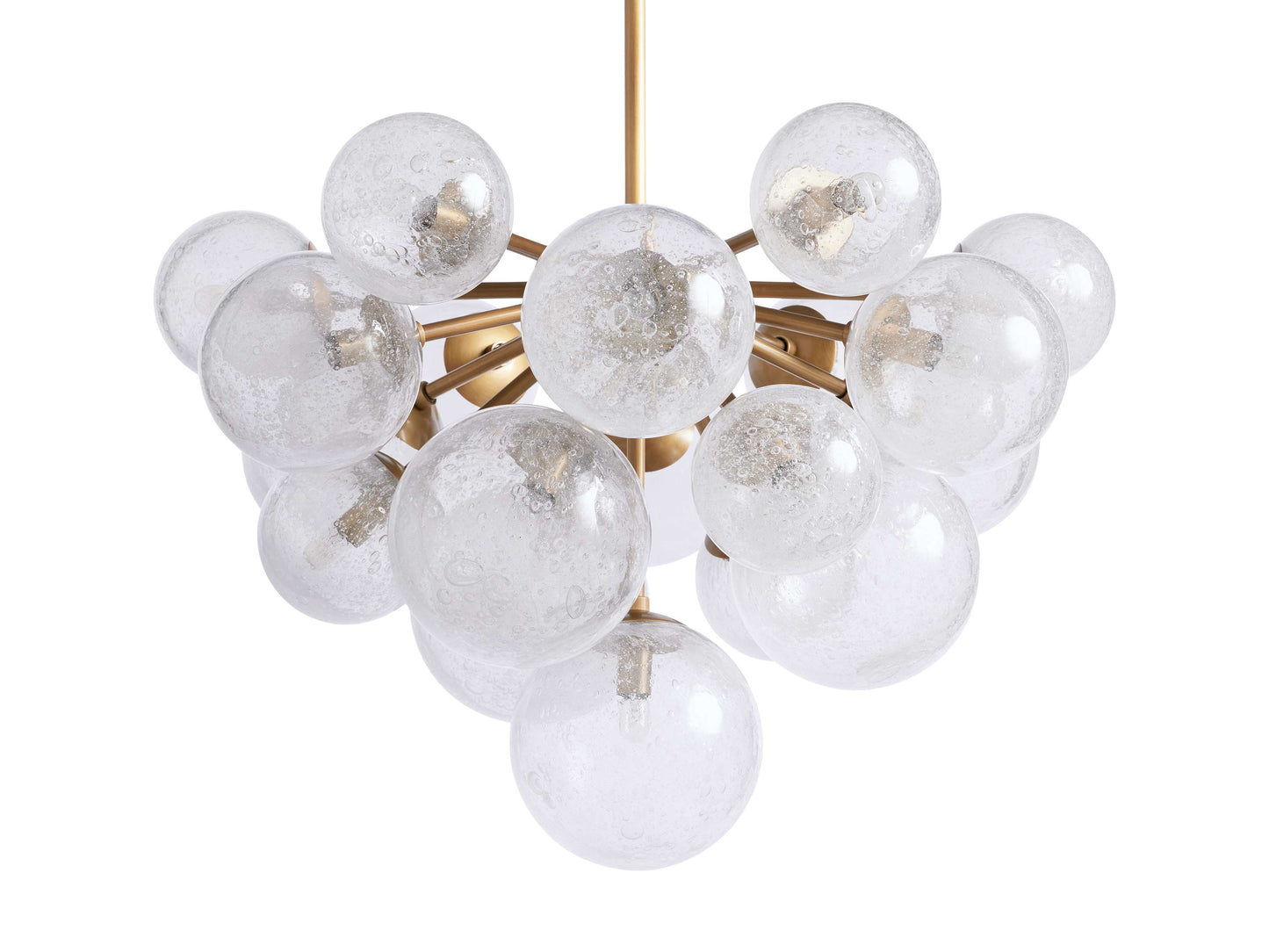 Mandoza Bubble Glass Round Chandelier