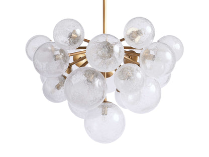Mandoza Bubble Glass Round Chandelier