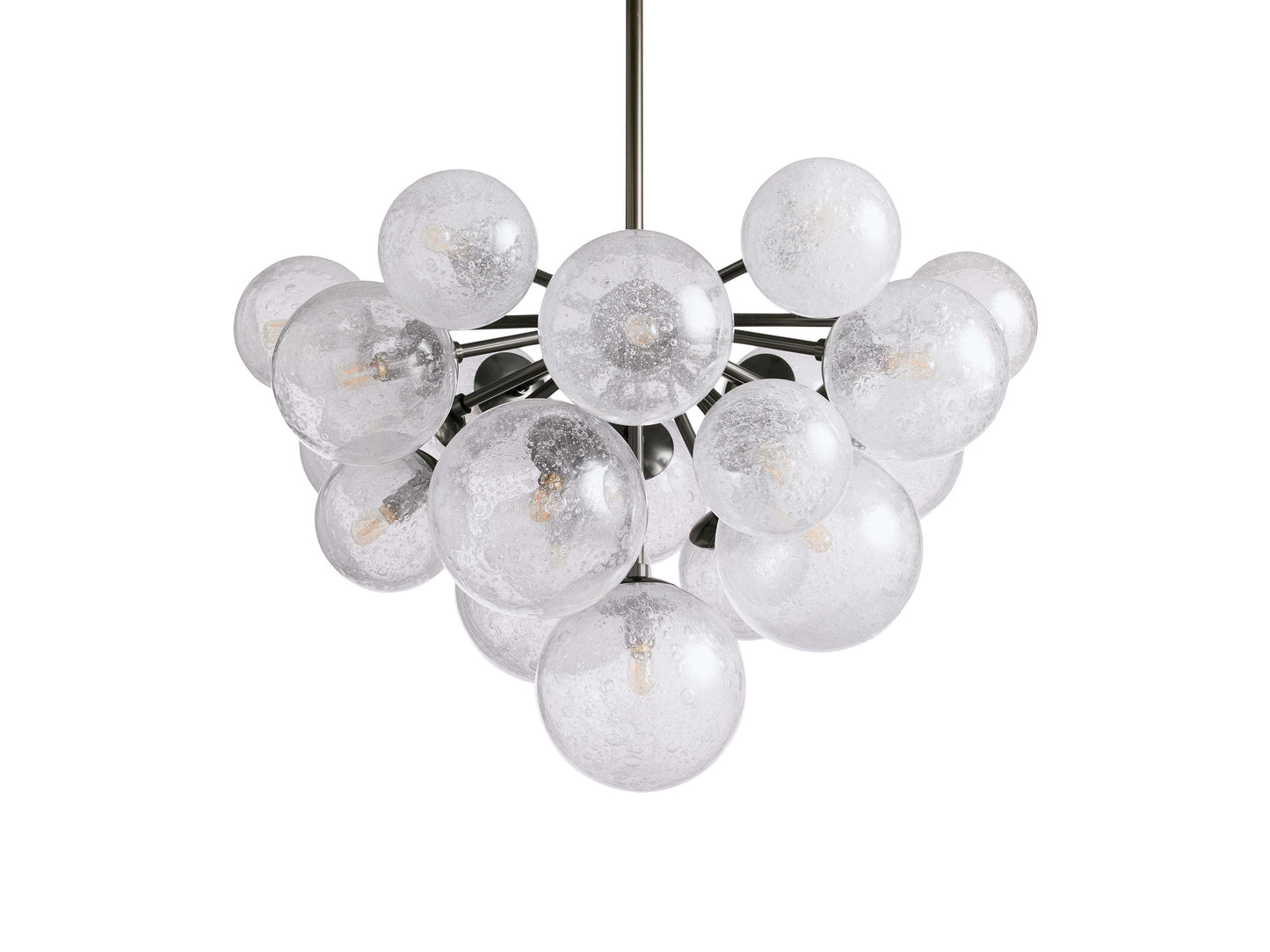Mandoza Bubble Glass Round Chandelier
