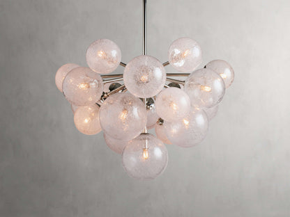 Mandoza Bubble Glass Round Chandelier