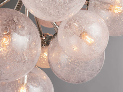 Mandoza Bubble Glass Round Chandelier