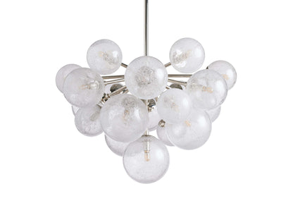 Mandoza Bubble Glass Round Chandelier