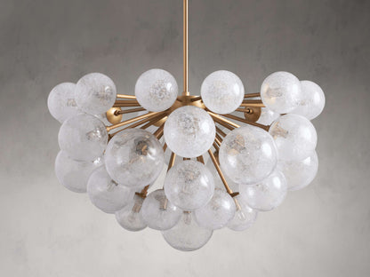 Mandoza Bubble Glass Round Chandelier