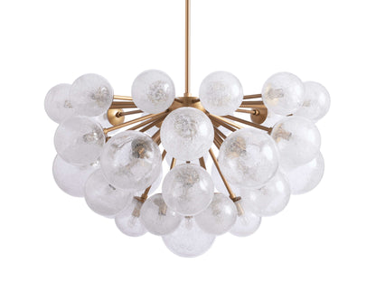 Mandoza Bubble Glass Round Chandelier