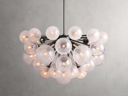 Mandoza Bubble Glass Round Chandelier