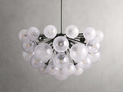 Mandoza Bubble Glass Round Chandelier