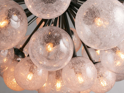 Mandoza Bubble Glass Round Chandelier