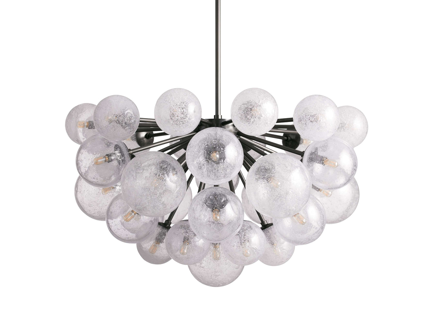 Mandoza Bubble Glass Round Chandelier