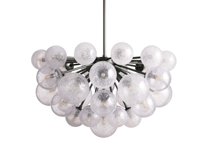 Mandoza Bubble Glass Round Chandelier