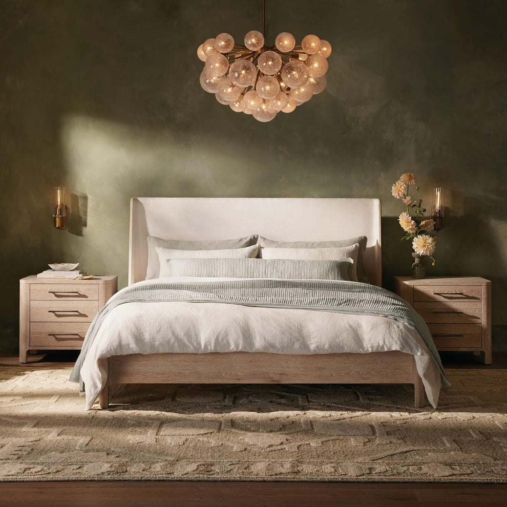 Mandoza Bubble Glass Round Chandelier