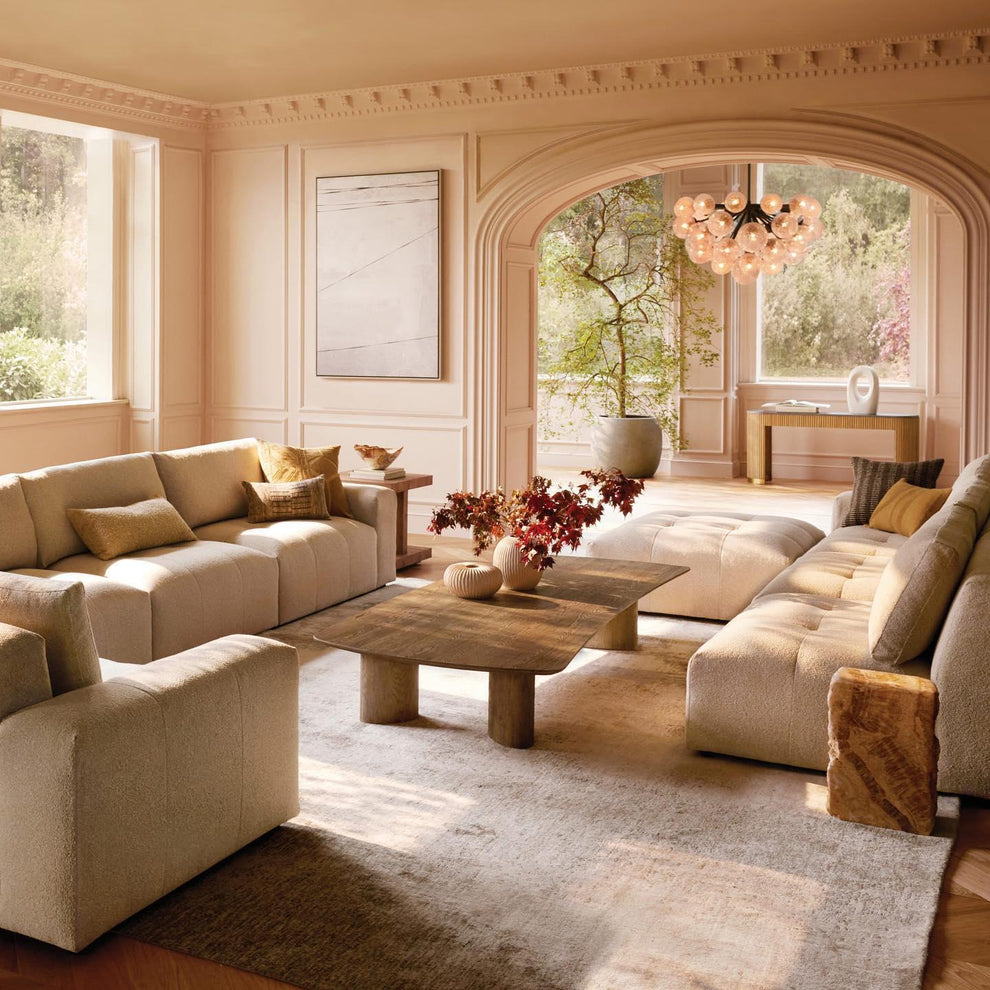 Mandoza Bubble Glass Round Chandelier