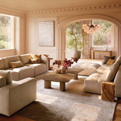 Mandoza Bubble Glass Round Chandelier