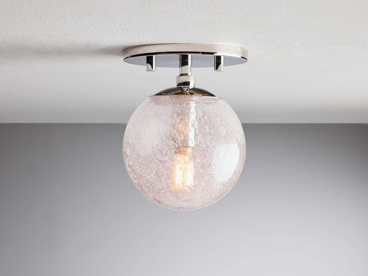 Mandoza Bubble Glass Wall Sconce