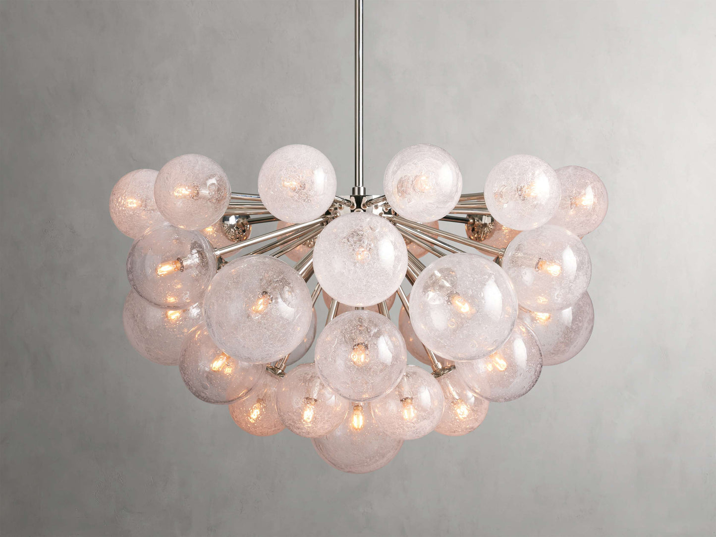 Mandoza Bubble Glass Round Chandelier