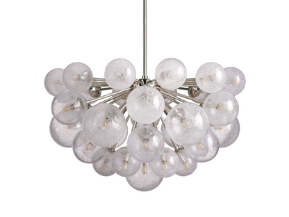 Mandoza Bubble Glass Round Chandelier