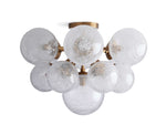 Mandoza Bubble Glass Flush Mount