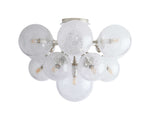 Mandoza Bubble Glass Flush Mount