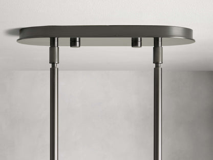 Mandoza Bubble Glass Linear Chandelier