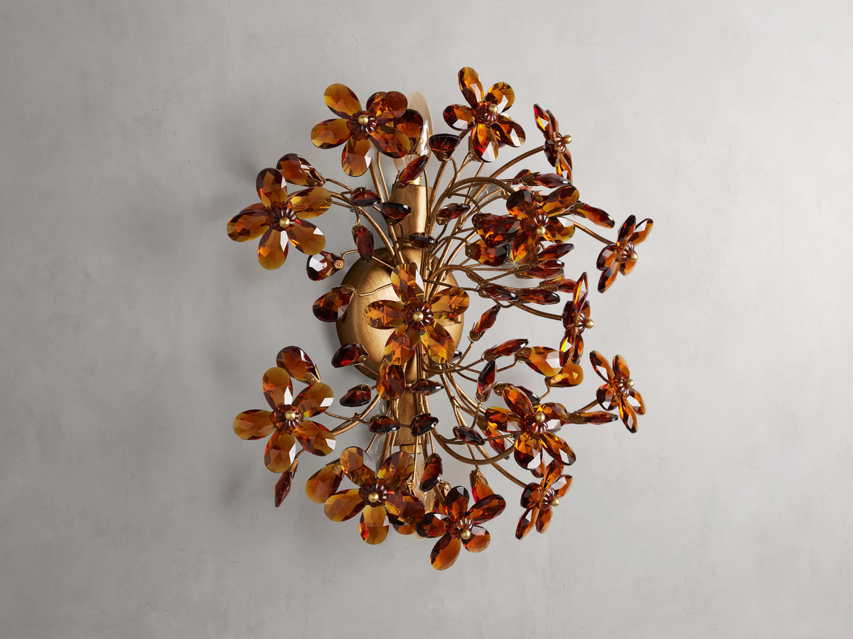 Fiore Sculpted Petals Wall Sconce