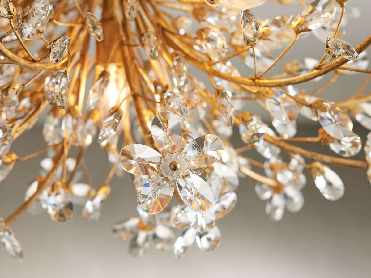 Fiore Sculpted Petals Flush Mount