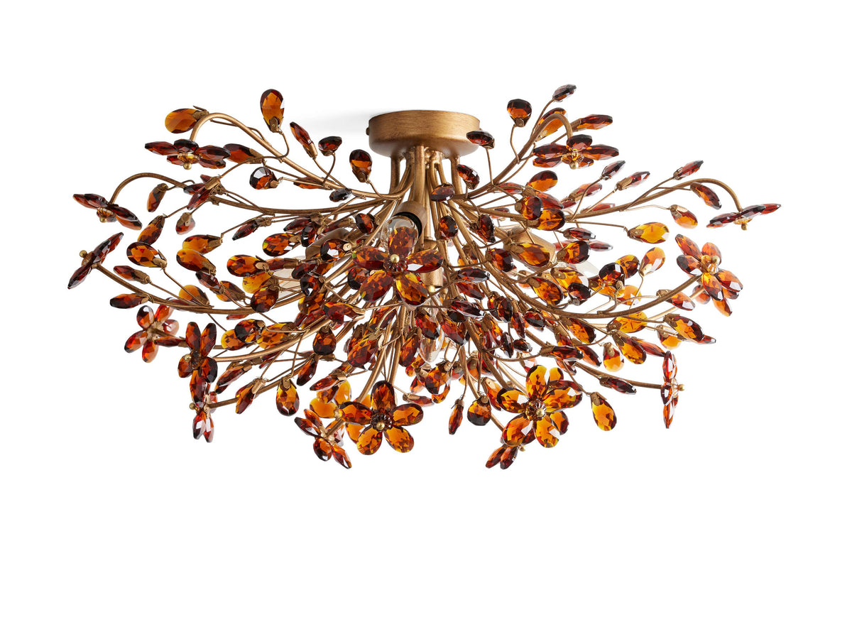 Fiore Sculpted Petals Flush Mount