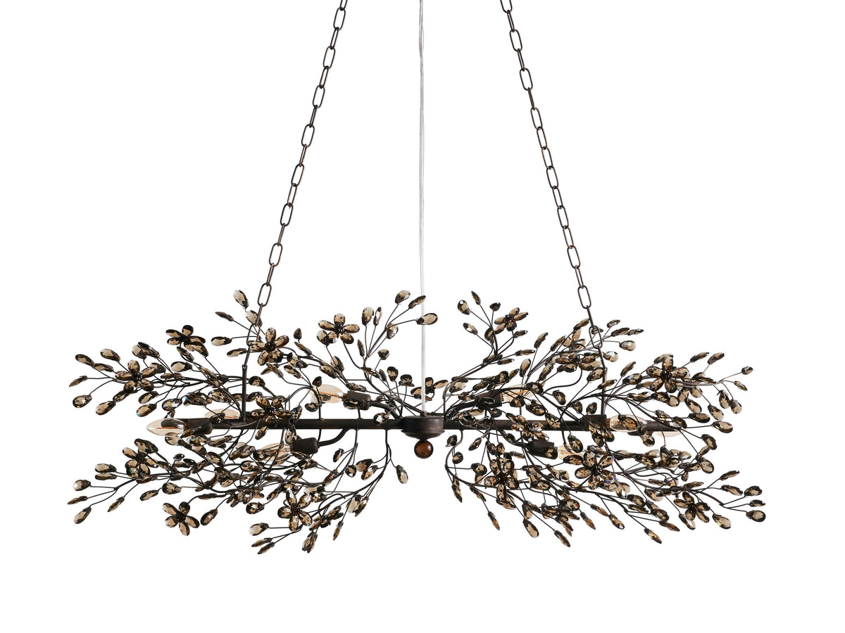 Fiore Sculpted Petals Linear Chandelier